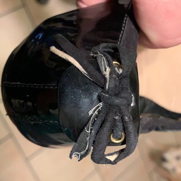 Cole Haan Ashlynn  Black Patent Ballet Flats Sz 8 - Picture 8 of 9